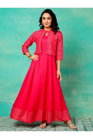 Anouk Mandarin Collar Maxi Dress