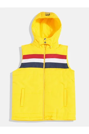 Ralph Lauren U.S. Polo Assn. Boys Brand Logo Striped Padded Jacket