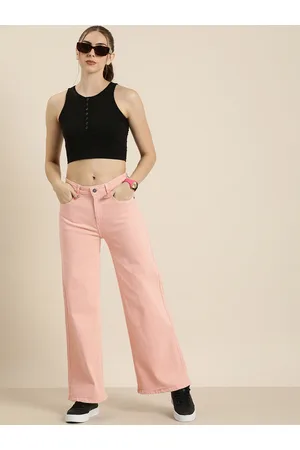 Moda Rapido Women Mid-Rise Wide Leg Stretchable Jeans