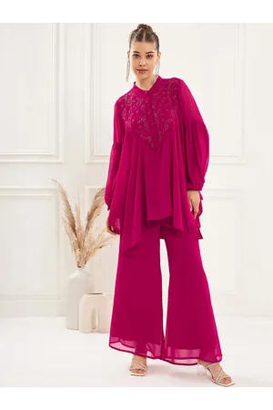 Antheaa Embellished Georgette Co-Ords Set