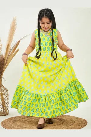 Stylo Bug Girls Printed Ready To Wear Lehenga & Choli