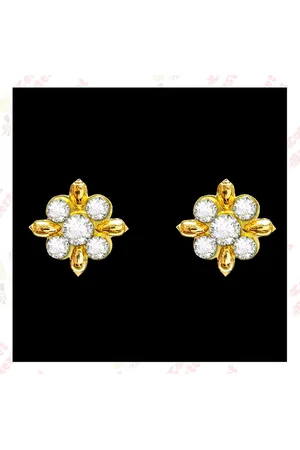 Comet Busters Contemporary Stone Studs Non Piercing Ear Stickers