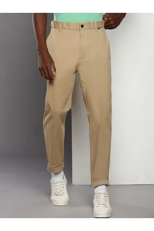 Calvin Klein Men Loose Fit Mid-Rise Trousers