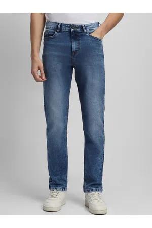 Dennis Lingo Men Straight Fit Clean Look Light Fade Stretchable Jeans