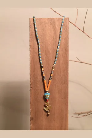 Aakriti Art Creations Brass Plated Statement Necklace