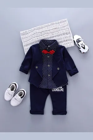 Googo Gaaga Boys Printed Shirt With Trousers