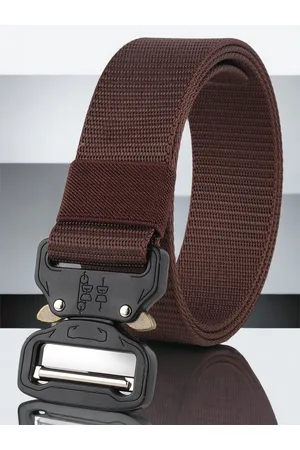 Mast & Harbour Men Brown Textured Belt