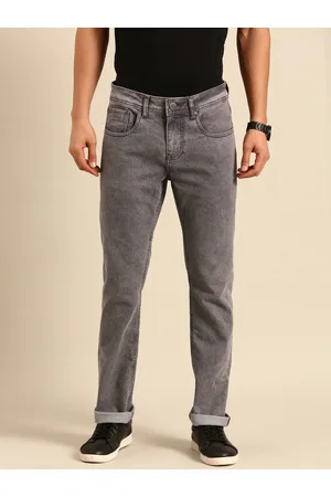 Being Human Men Mid-Rise Straight Fit Light Fade Stretchable Jeans