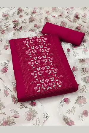 Kalini Floral Embroidered Unstitched Dress Material