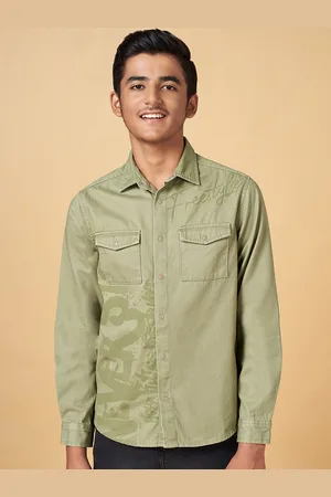 Pantaloons Boys Washed Denim Jacket