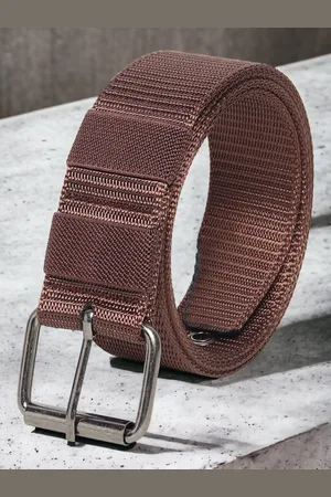 Mast & Harbour Men Textured Canvas Belt