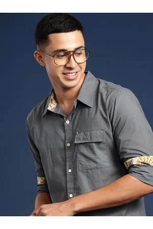 Taavi Men Comfort Opaque Regular Fit Casual Shirt