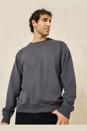 Styli Relaxed Fit Cotton Terry Sweatshirt