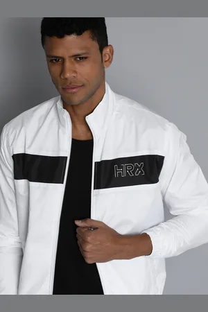 HRX Striped Brand Logo Print Detail Tailored Jacket