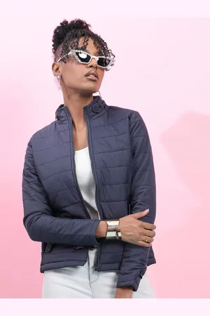 Campus Stand Collar Windcheater Puffer Jacket