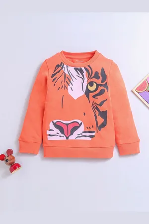 Nino Bambino Kids Graphic Printed Pure Cotton Pullover Sweatshirt