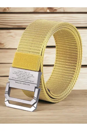 Mast & Harbour Men Textured Canvas Belt