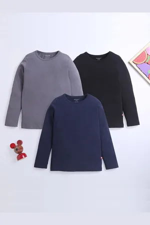 Nino Bambino Unisex Kids Pack Of 3 Pure Cotton Pullover
