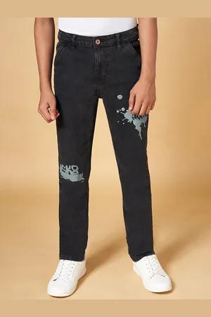 Pantaloons Boys Mid-Rise Dark Shade Clean Look Stretchable Jeans