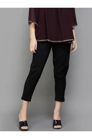 Lifestyle Women Mid-Rise Slip-On Trousers