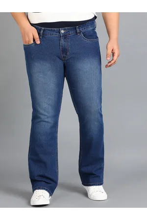 URBANO Men Bootcut Light Fade Clean Look Stretchable Jeans