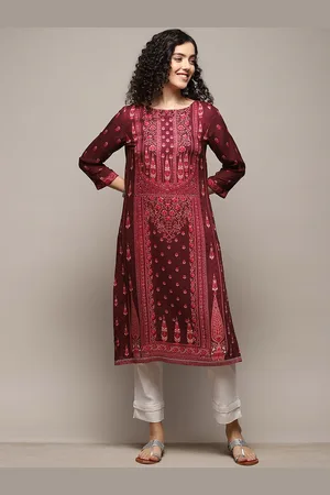 Biba Ethnic Motifs Printed Kurta