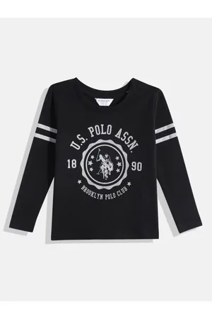 Ralph Lauren Girls Brand Logo Glitter Printed Pure Cotton T-shirt