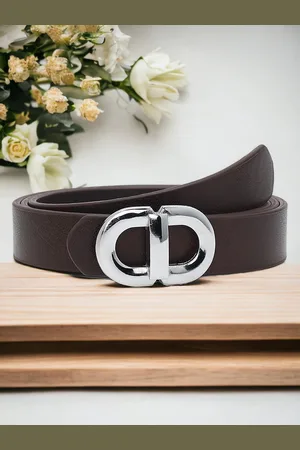CRUSSET Women Textured Slim Belt