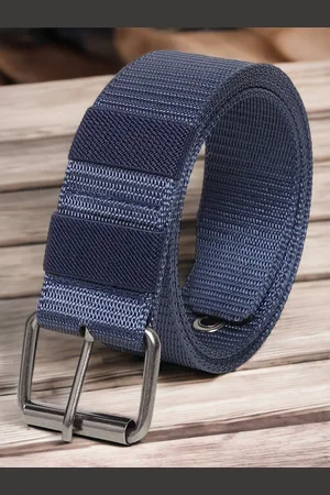 Mast & Harbour Men Textured Canvas Belt
