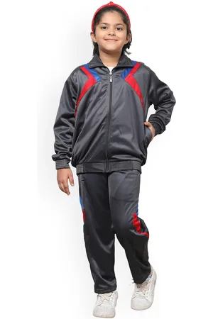 BAESD Girls Mock Collar Tracksuits