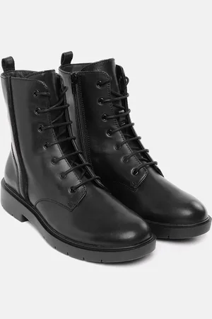 Geox Women D Spherica EC1 Leather Ankle Boots