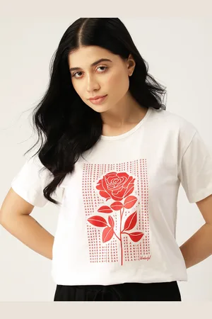 ETC Women Graphic Printed Regular Fit T-shirt