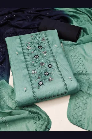 Kalini Floral Embroidered Unstitched Dress Material