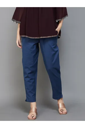Lifestyle Women Mid-Rise Slip-On Trousers