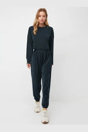 Trendyol Round Neck Mid-Rise Tracksuit