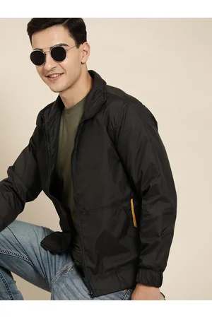 HERE&NOW Typography Detail Mock Collar Tailored Jacket