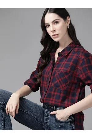 Roadster The Lifestyle Co. Pocket Detail Tartan Checks Casual Shirt