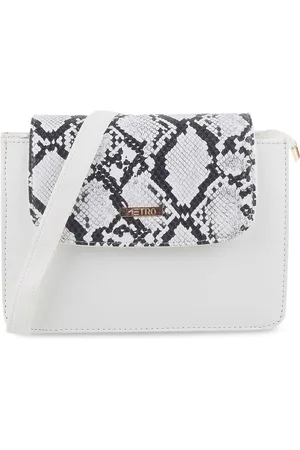 Buy Metro Black Printed Medium Cross Body Bag at Best Price @ Tata CLiQ