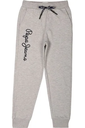 Pepe Jeans Boys Stephen Core Mid Rise Brand Logo Printed Joggers