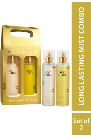 Just Herbs Set Of 2 Creamy Delight-Vanilla Spice Long Lasting Body Mist -140ml Each