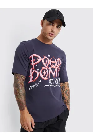 Boohoo Pour Homme Doodle Printed Pure Cotton T-shirt
