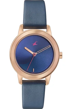Fastrack Style Up Blue Dial Metal Strap Watch for Girls