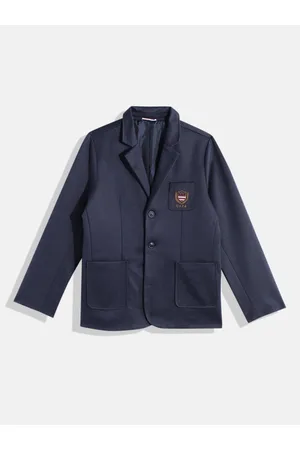 Ralph Lauren Boys Solid Single Breasted Blazer