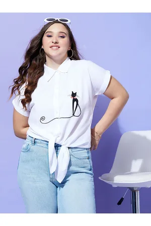Berrylush Women Opaque Printed Casual Shirt