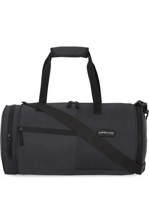 Lavie Sport Captain 32L Synthetic Leather Unisex Travel Duffle Bag Black