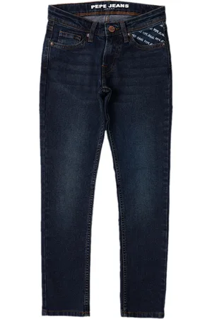 Pepe Jeans Boys Clean Look Mid-Rise Slim Fit Light Fade Stretchable Jeans
