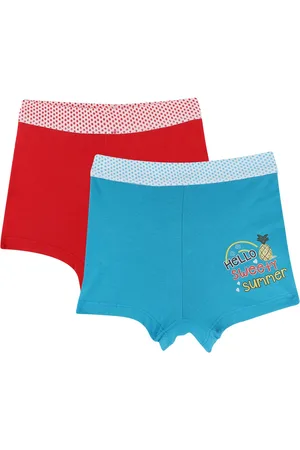BodyCare Girls Typography Printed Cotton Shorts