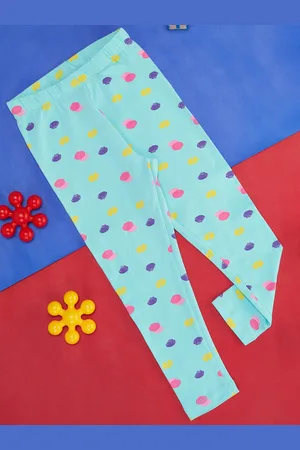 Pantaloons Girls Printed Cotton Ankle Length Leggings