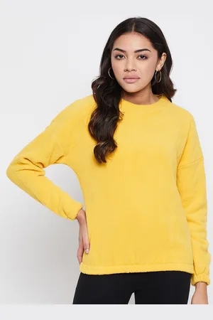 DressBerry Women Yellow Sweatshirt