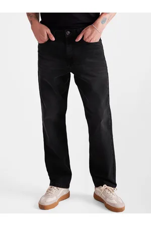 The Souled Store Men Light Fade Stretchable Straight Fit Jeans